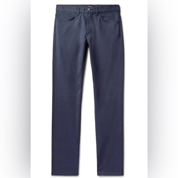 Theory Men's Haydin Navy Straight Leg Trouser Size 28 Office Casual Chino Career - Picture 1 of 11